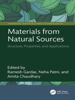 cover image of Materials from Natural Sources